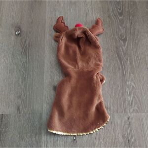 Petholiday Brown Reindeer Dog Costume with Antlers Small